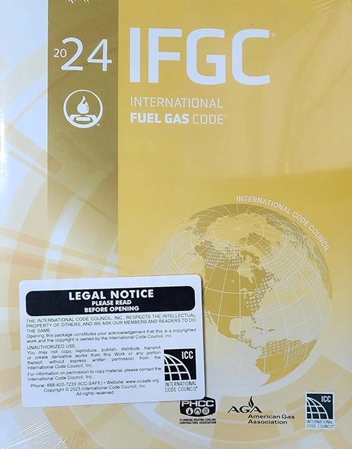 International Fuel Gas Code (IFGC 2024) 1st Edition (Paperback) 2024 Edition