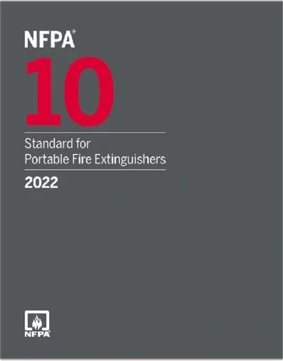 NFPA 10 Standard for Portable Fire Extinguishers 2022 (Paperback)