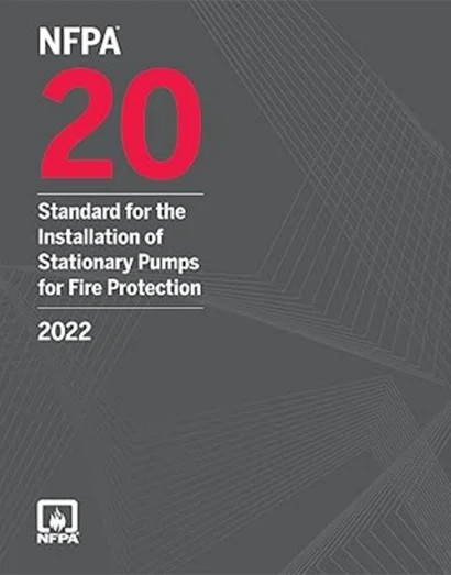 NFPA 20, Standard for the Installation of Stationary Pumps for Fire Protection 2022 Edition (Paperback)