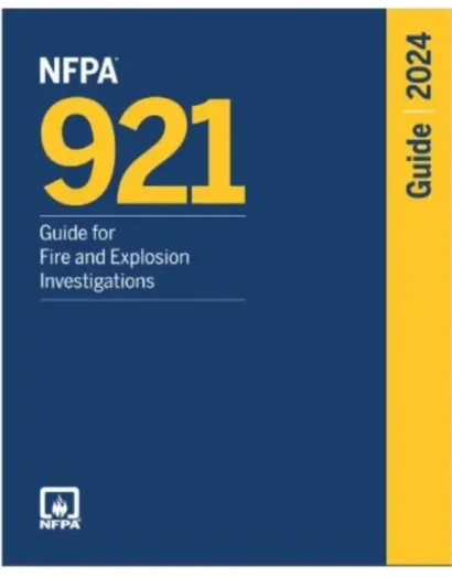 NFPA 921, Guide for Fire and Explosion Investigations 2024 Edition Paperback