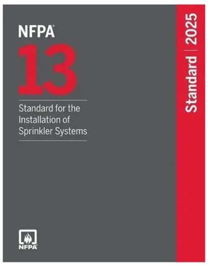 NFPA 13 Standard for the Installation of Sprinkler Systems 2025 (Paperback)