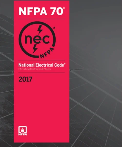 NFPA 70 National Electrical Code 2017 Edition