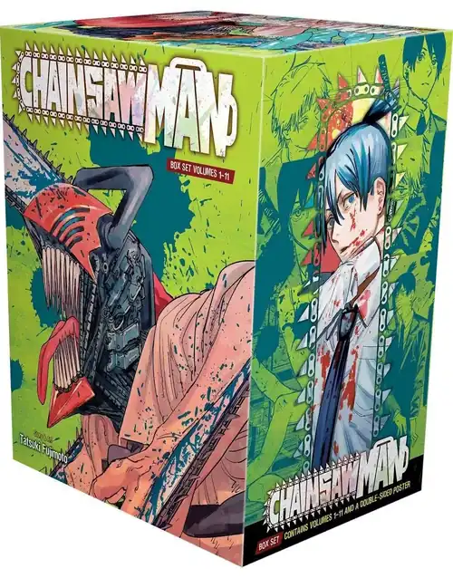 Chainsaw Man Box Set Includes volumes 1-11 Paperback by Tatsuki Fujimoto(comics)