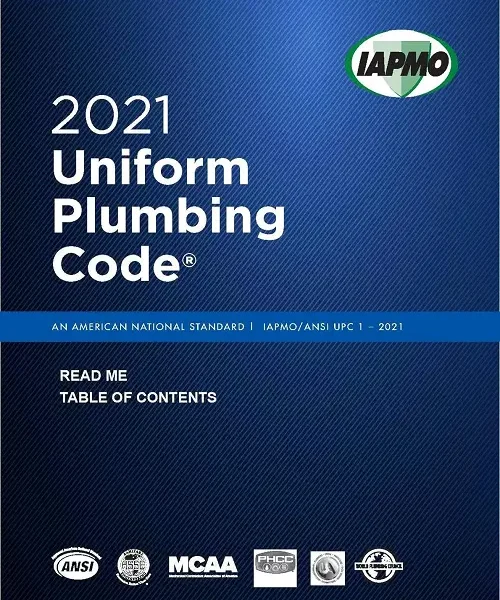 UPC - Uniform Plumbing Code  2021 Edition