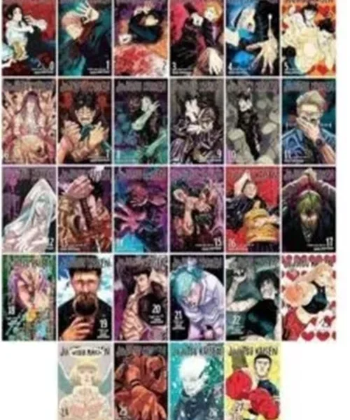 jujutsu kaisen complete collection 27 books - (manga series set vol-0-26)