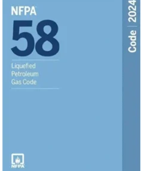 NFPA 58 Liquefied Petroleum Gas Code 2024 Edition-(Paperback) ISBN: 9781455930876