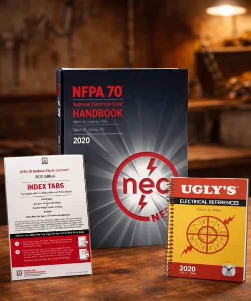 NFPA 70 - 2020 (Handbook) with Ugly’s Electrical References + Index Tabs (Combo Set)