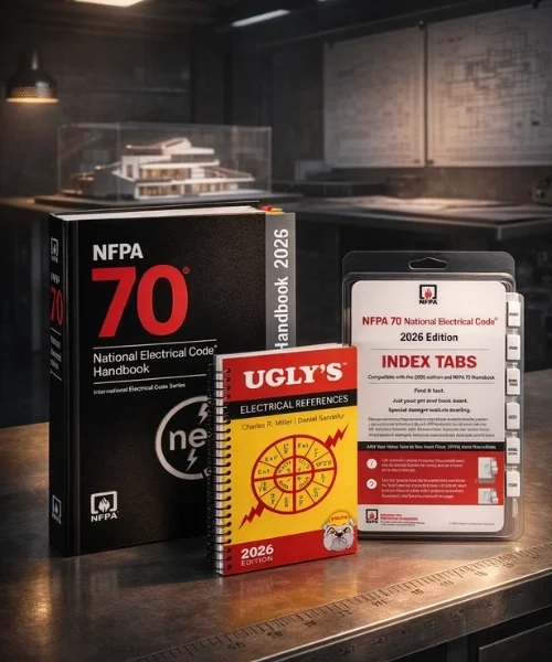NFPA 70 (2026 Handbook Ed) Edition with  Ugly’s Electrical References and Index Tabs (Combo set)