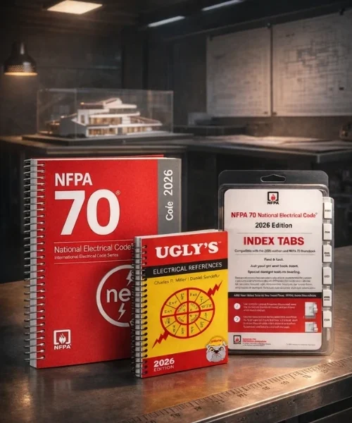 NFPA 70 - 2026 (Spiral bond Ed) With Ugly’s Electrical References and Index Tabs (Combo Set)