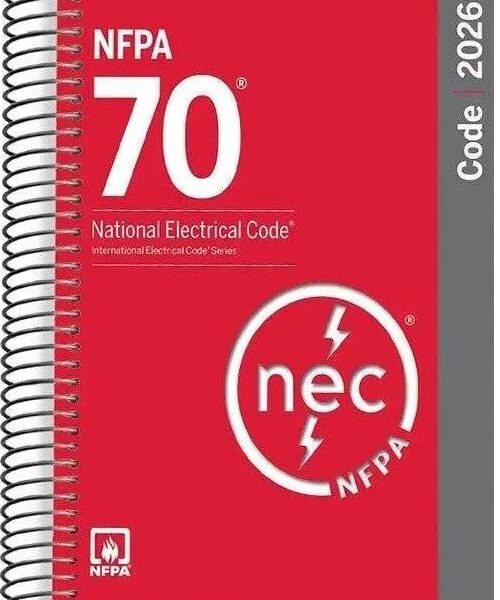 NFPA 70 National Electrical Code,2026 – Spiralbound